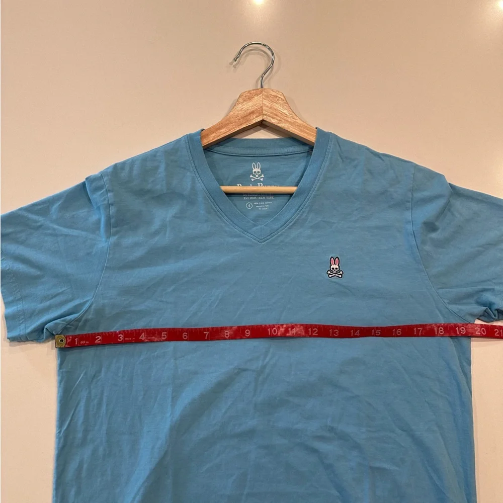 Psycho Bunny Men’s V-Neck Short Sleeve Shirt Size‎ Small